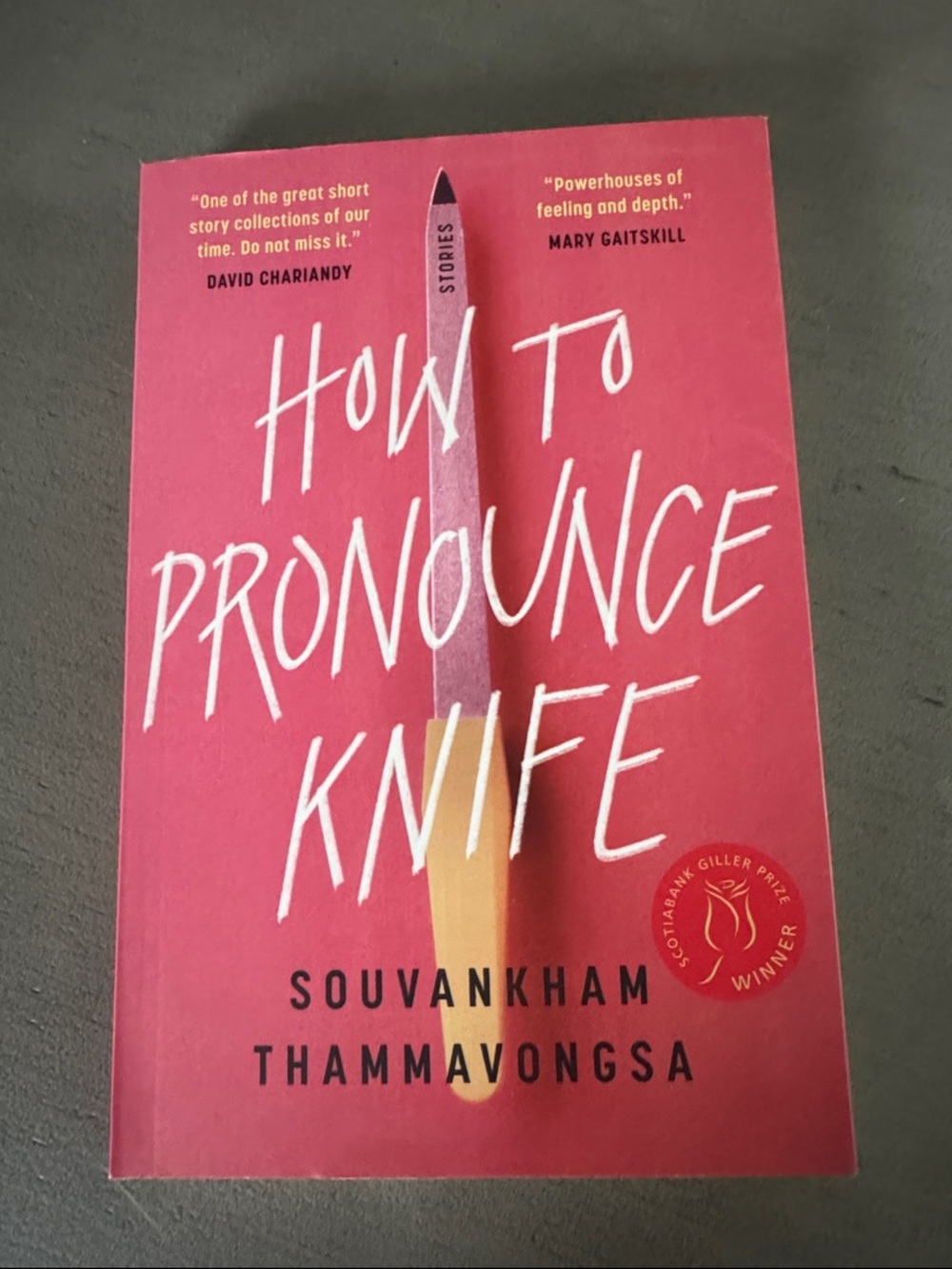 How to Pronounce Knife by Souvankham Thammavongsa - paperback book